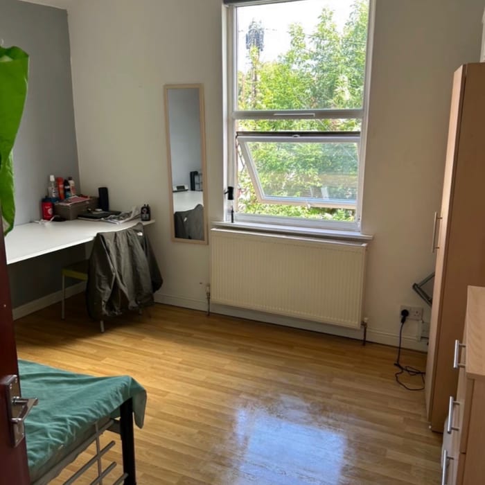 Bedroom after a full clean